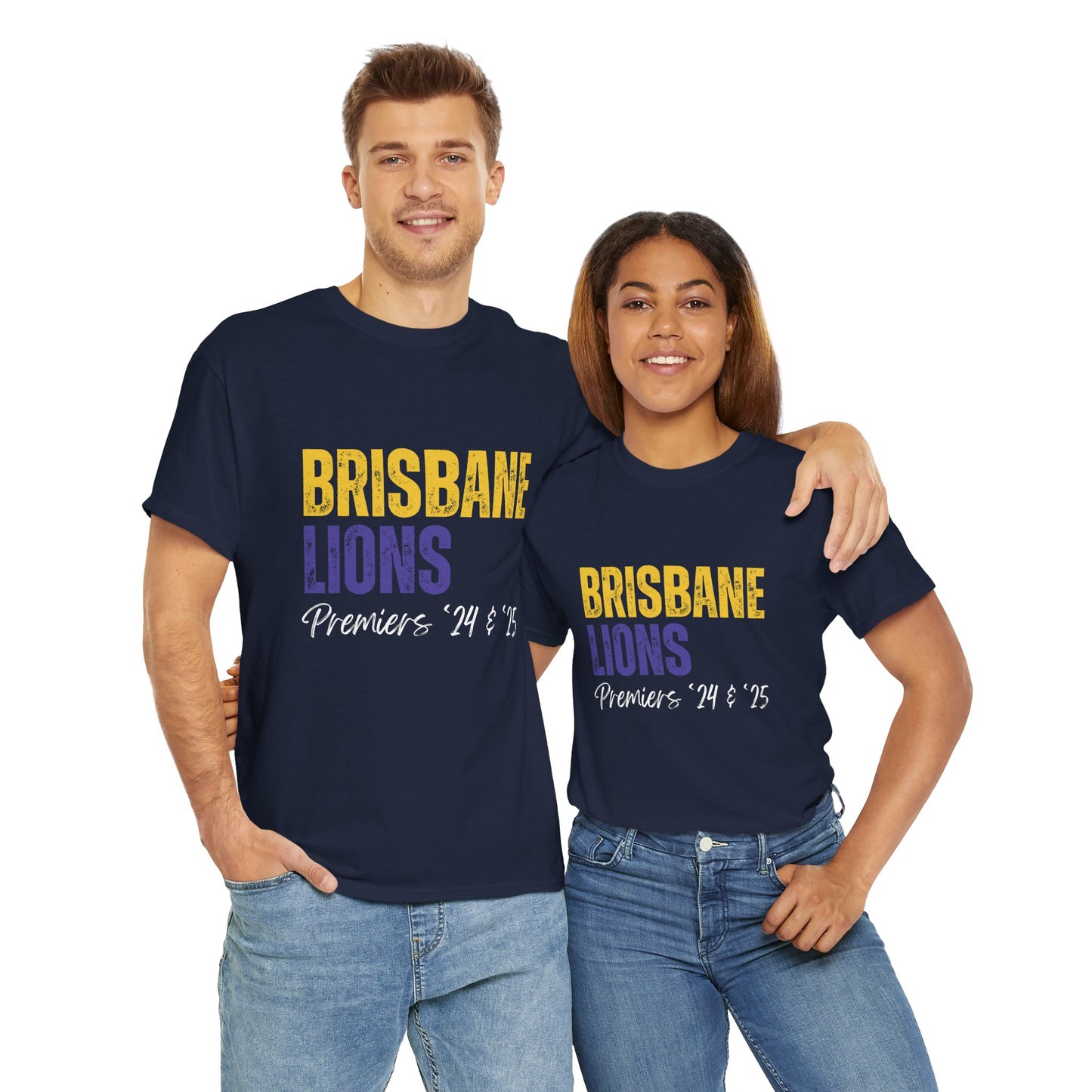 Celebrate Brisbane Lions AFL victory with Lions ’24 & ’25 premiership tee
