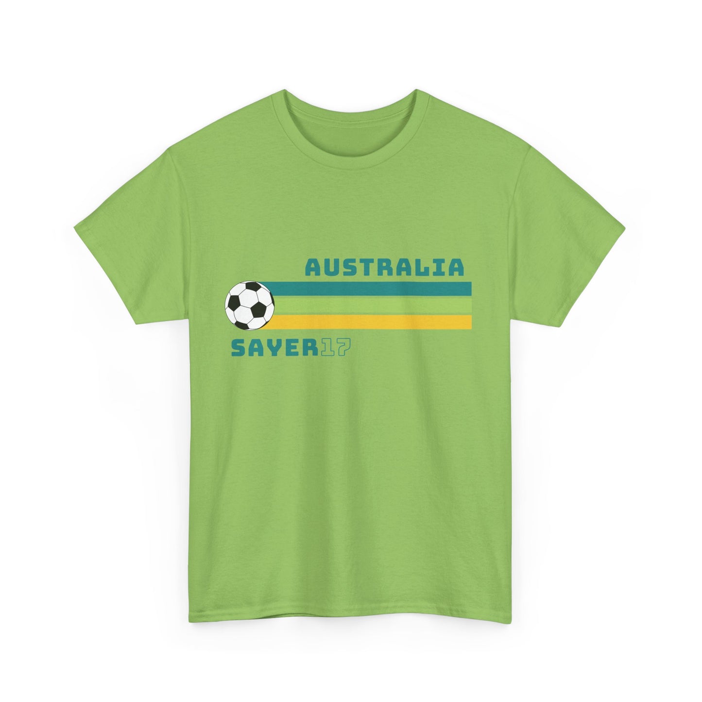 Supporter tee inspired by Amy Sayer’s Matildas team number