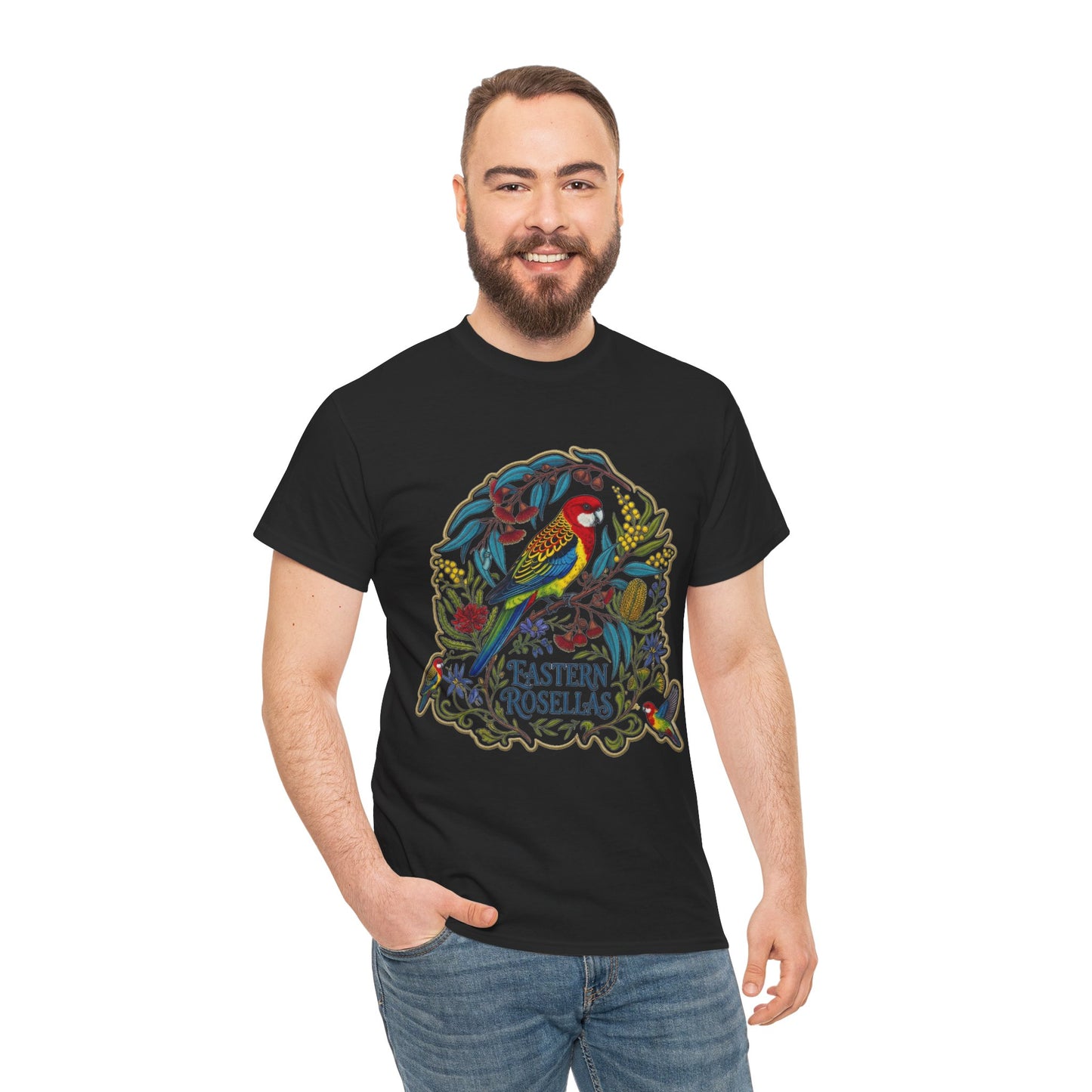 Eastern Rosellas T-Shirt | Australian Native Bird Tee