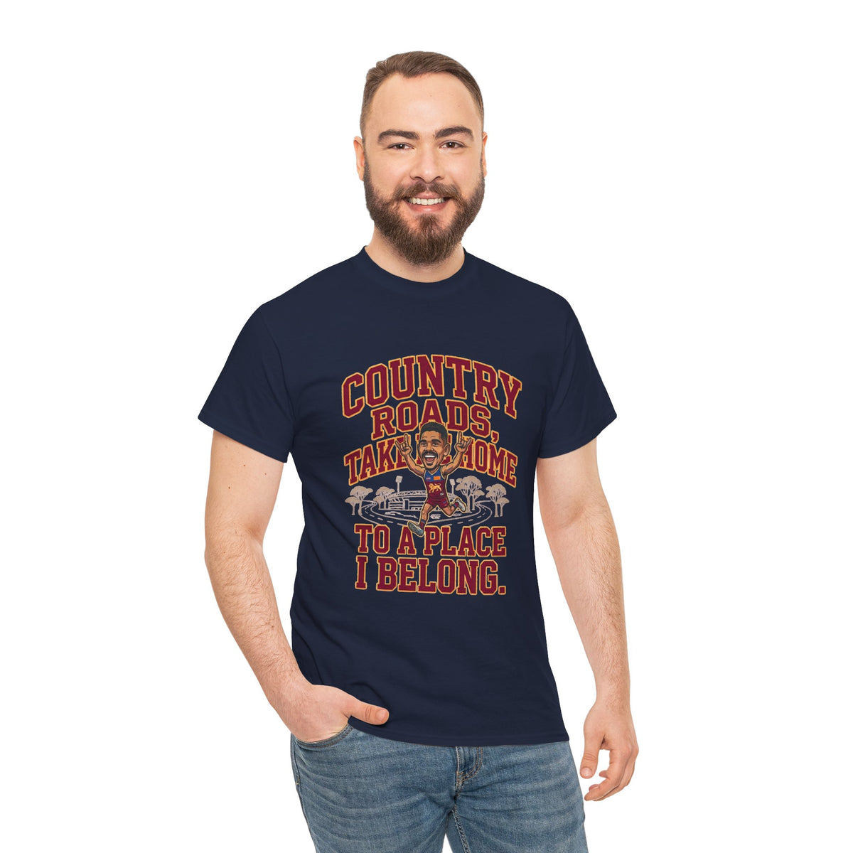 Brisbane Lions Charlie Cameron Country Roads T-Shirt – Lions Fan Tee