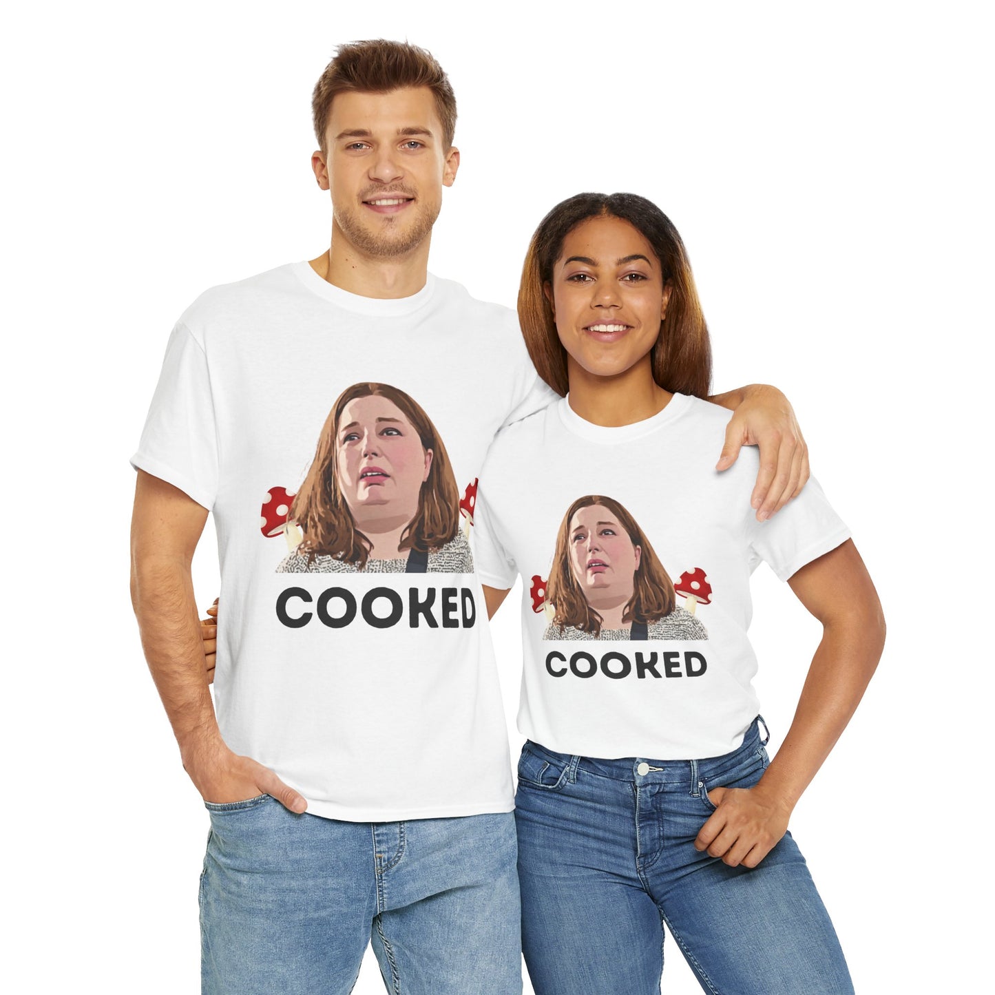 Beef Wellington joke t-shirt with viral crime twist