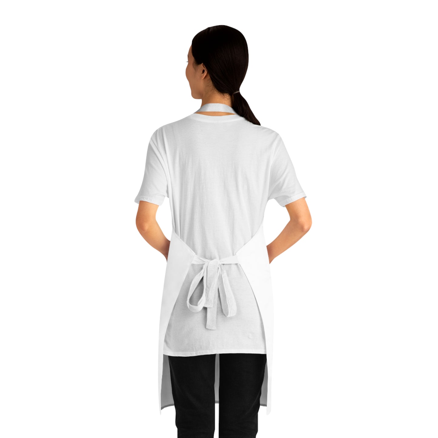 Novelty cooking apron with chef pockets for home cooks and entertainers