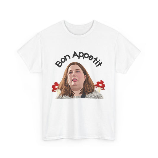 Satirical Bon Appétit shirt inspired by death cap mushroom case