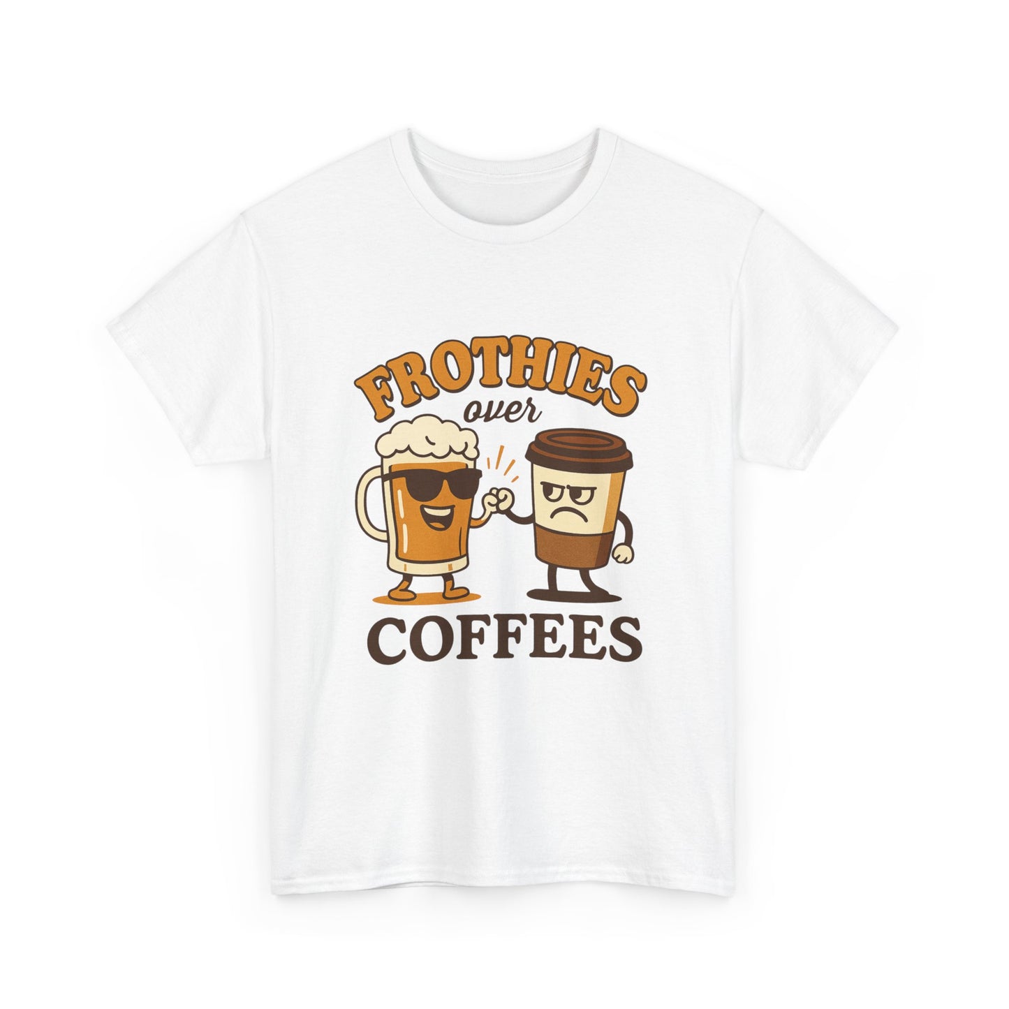 Frothies Over Coffees retro t-shirt funny beer gift idea