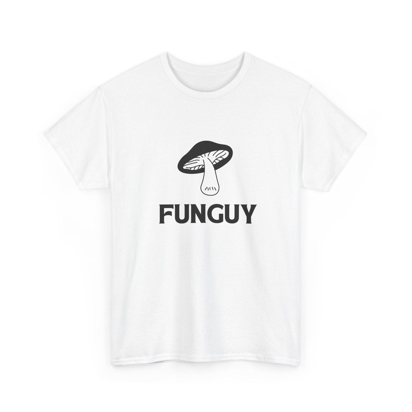 Funny mushroom tee with ‘Funguy’ – great novelty gift for mates or dads
