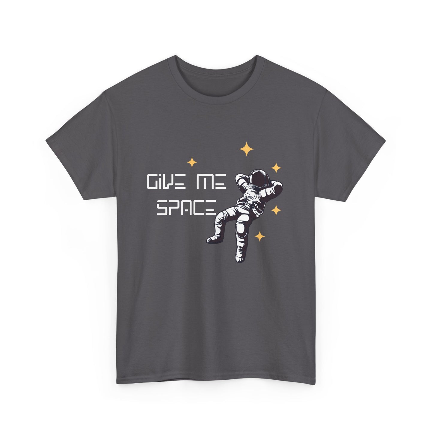 Funny space-themed t-shirt with lone astronaut design