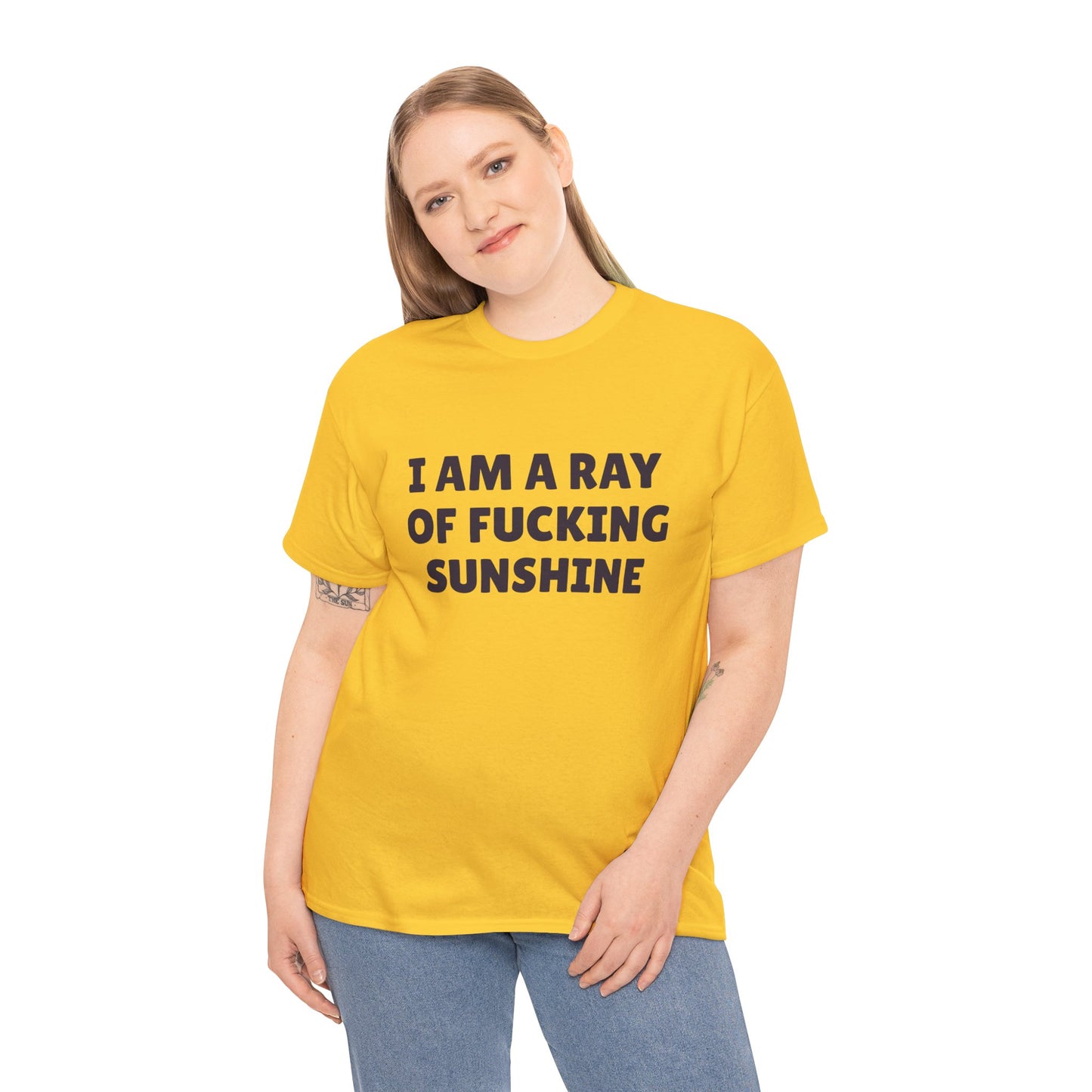 Graphic ray of sunshine novelty tee for gifts or casual style