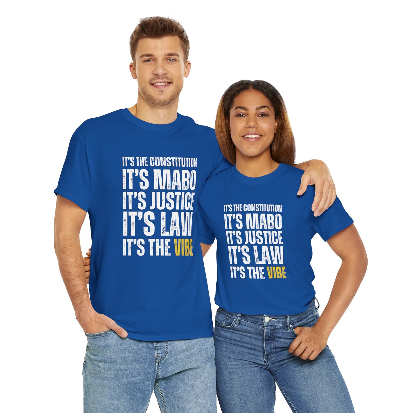 Celebrate The Castle with this "It's the Vibe" t-shirt, referencing the landmark Mabo case and its impact.