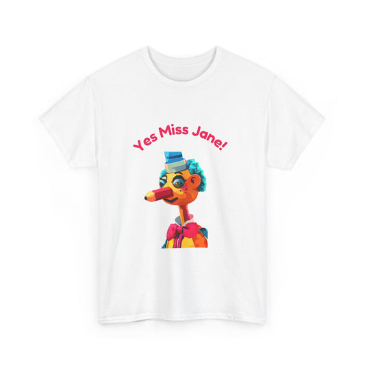 Cartoon-style Mr. Squiggle tee for adults – great nostalgic gift for birthdays or Father’s Day