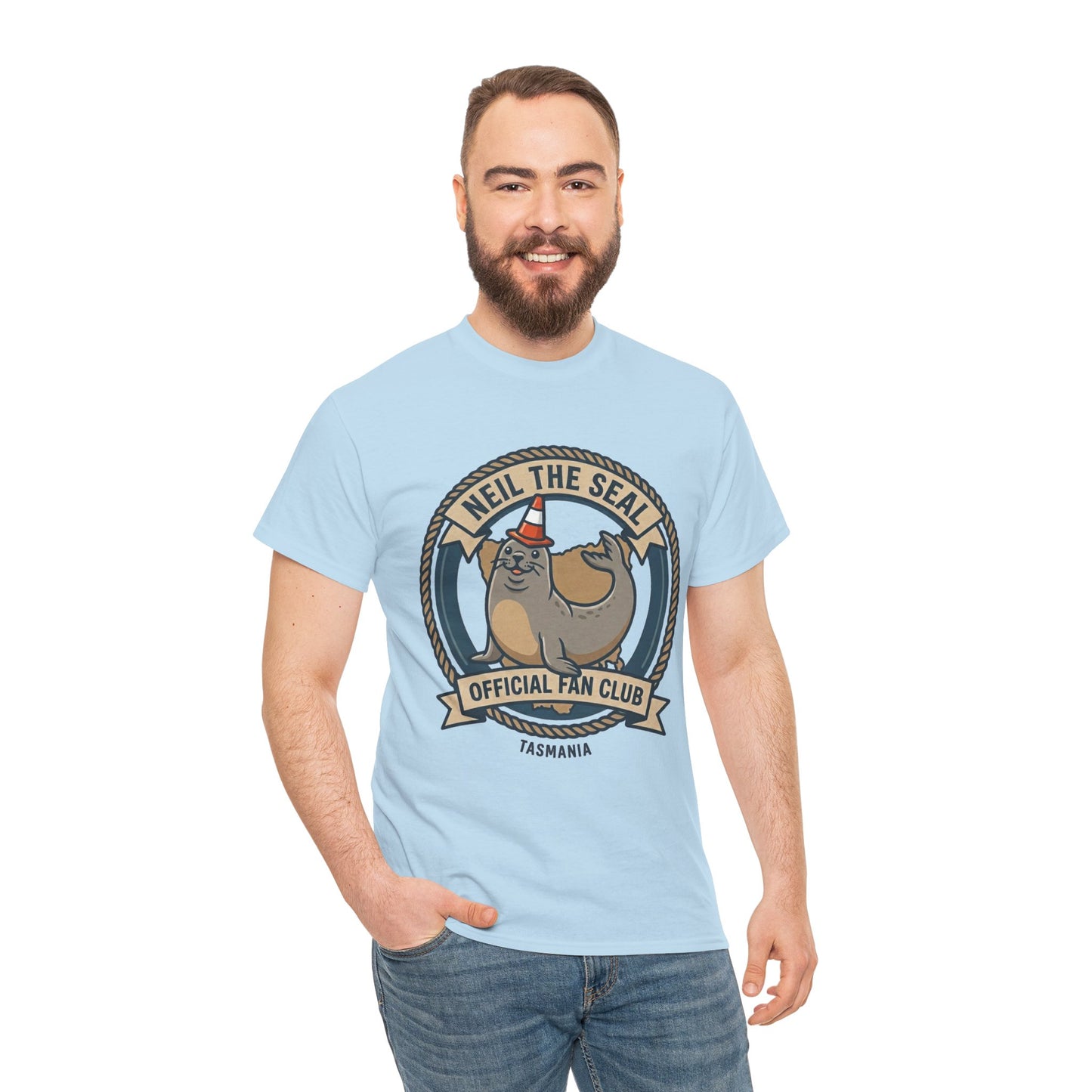Neil the Seal Official Fan Club T-Shirt | Tasmania's Famous Elephant Seal