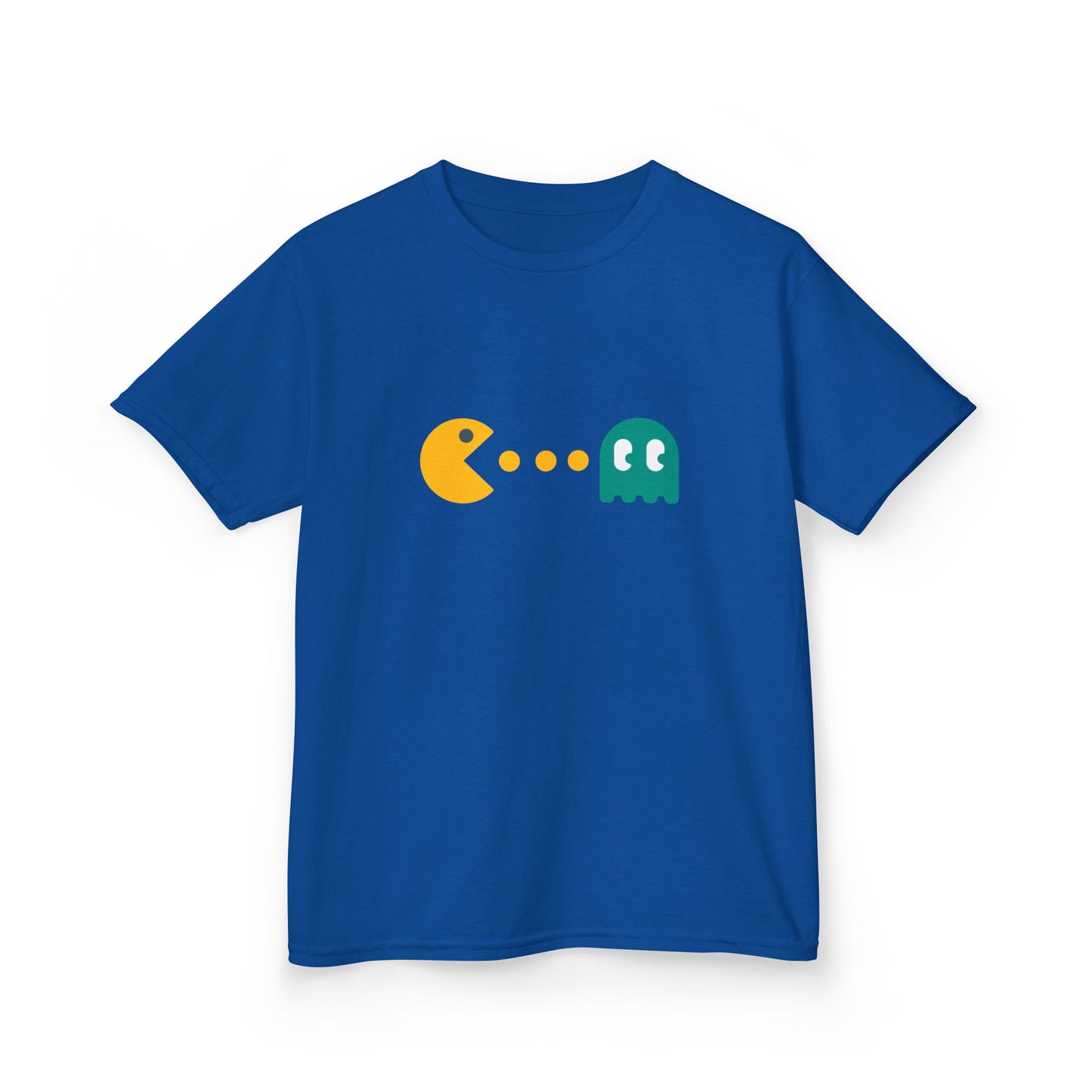 Kids Pac-Man shirt featuring iconic 80s video game design