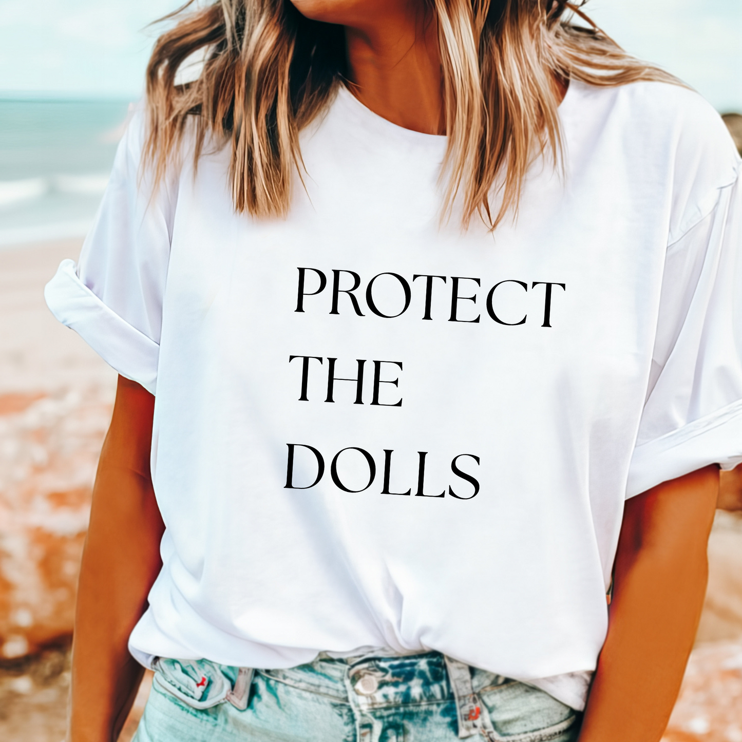 Protect the Dolls trans rights t-shirt