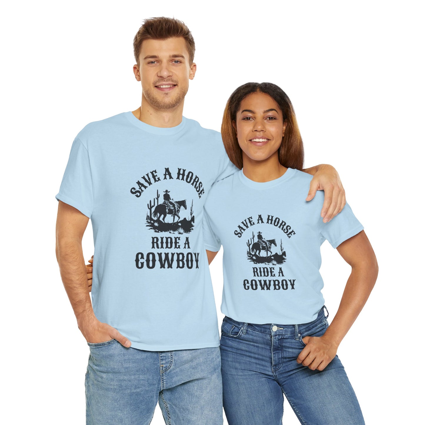 Rustic country western shirt with cowboy print