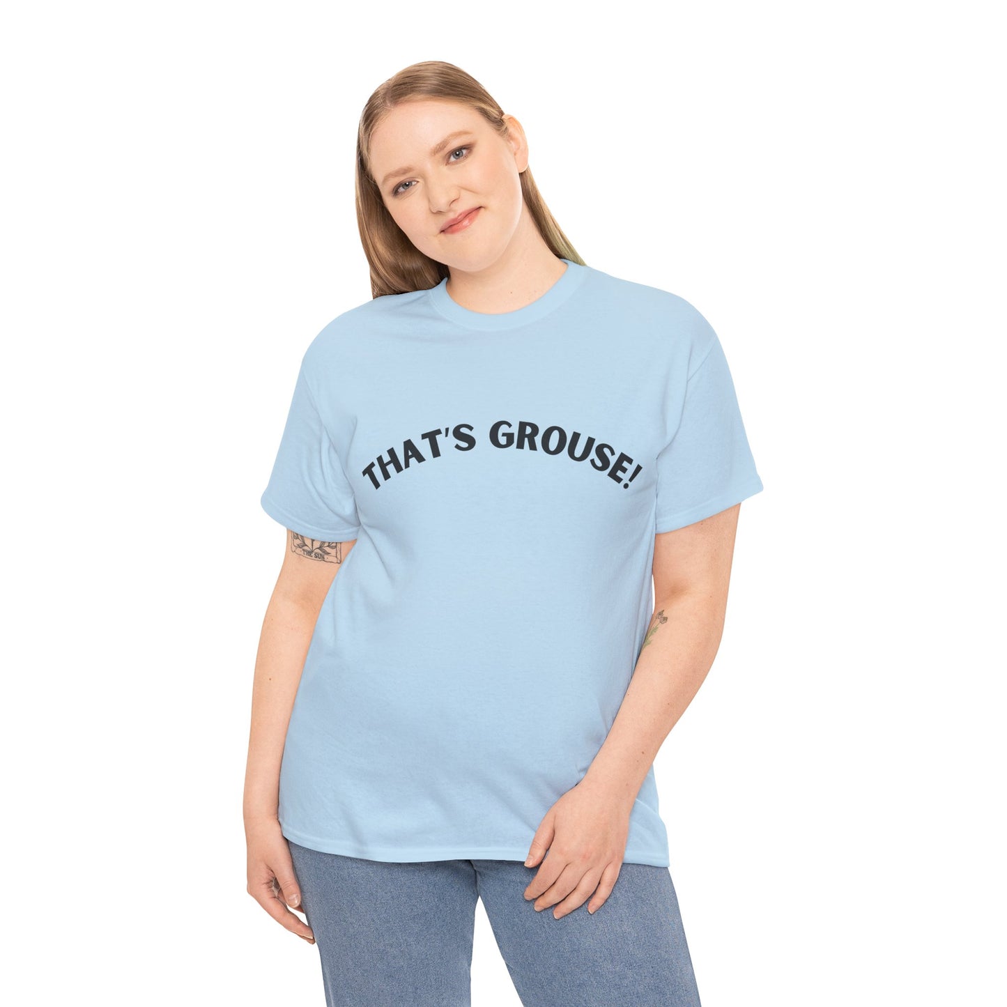 Minimalist Black Print Tee with Iconic Aussie Phrase