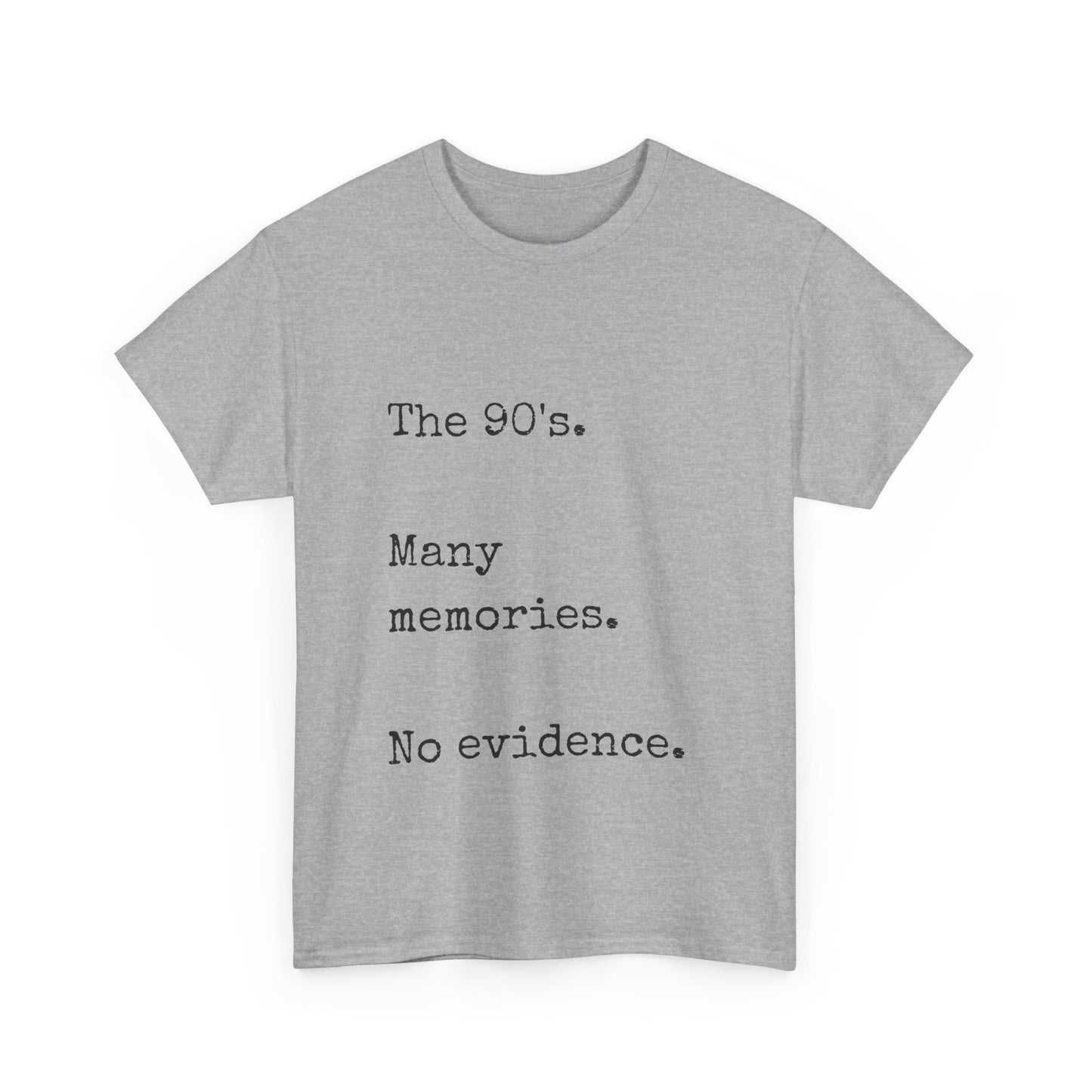 Humorous 90s throwback shirt for retro party outfit