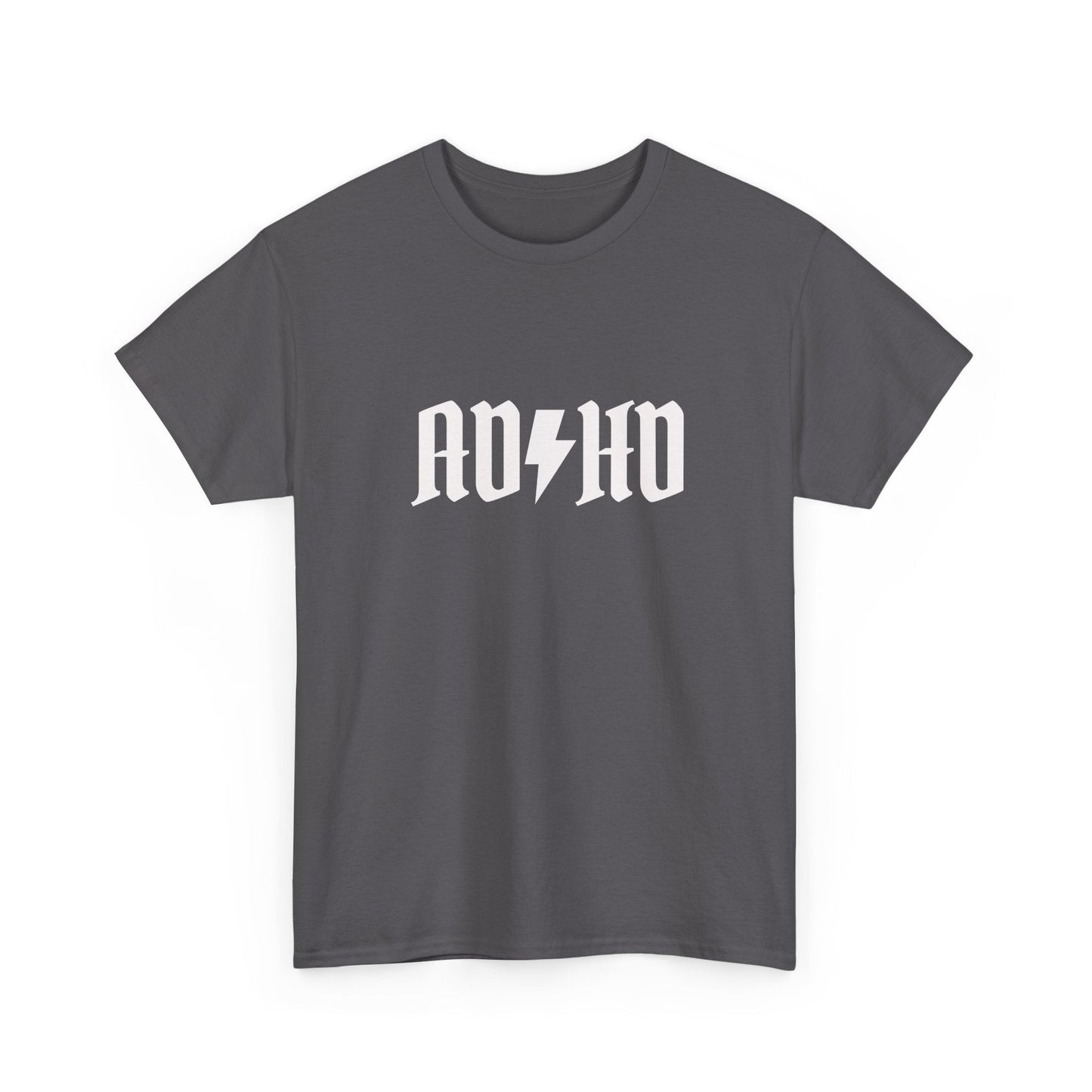 ADHD Rock Band Style Tee – AC/DC Inspired Parody Shirt