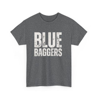 Carlton Football Club supporter shirt with iconic Blue Baggers nickname