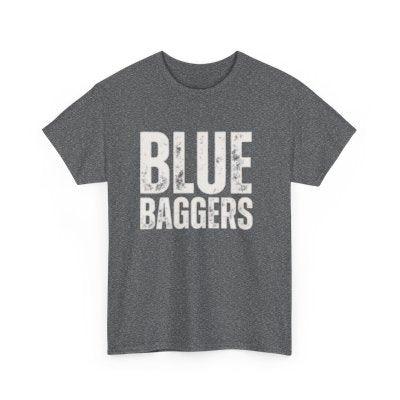 Carlton Football Club supporter shirt with iconic Blue Baggers nickname