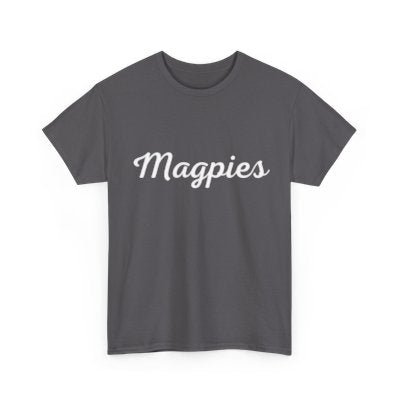 Bold Magpiess shirt inspired by the Collingwood AFL team