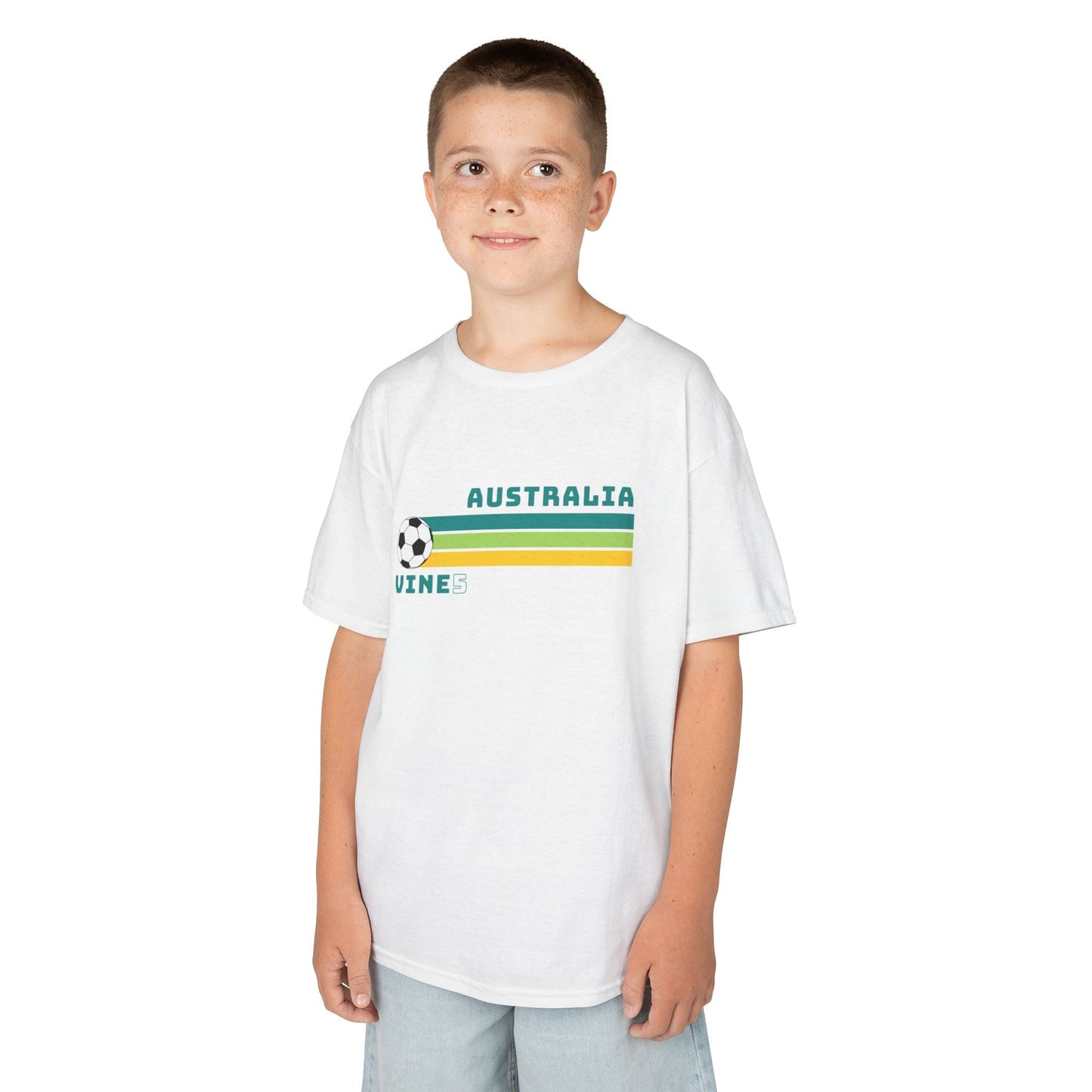 Aussie Soccer Kids Shirt – Cortnee Vine Name Print for Matildas Fans
