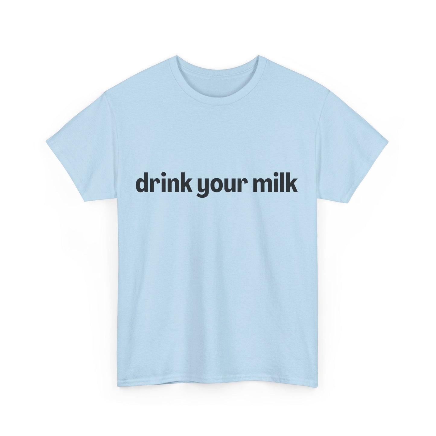 Support LGBTQIA+ visibility with this iconic 'Drink Your Milk' t-shirt
