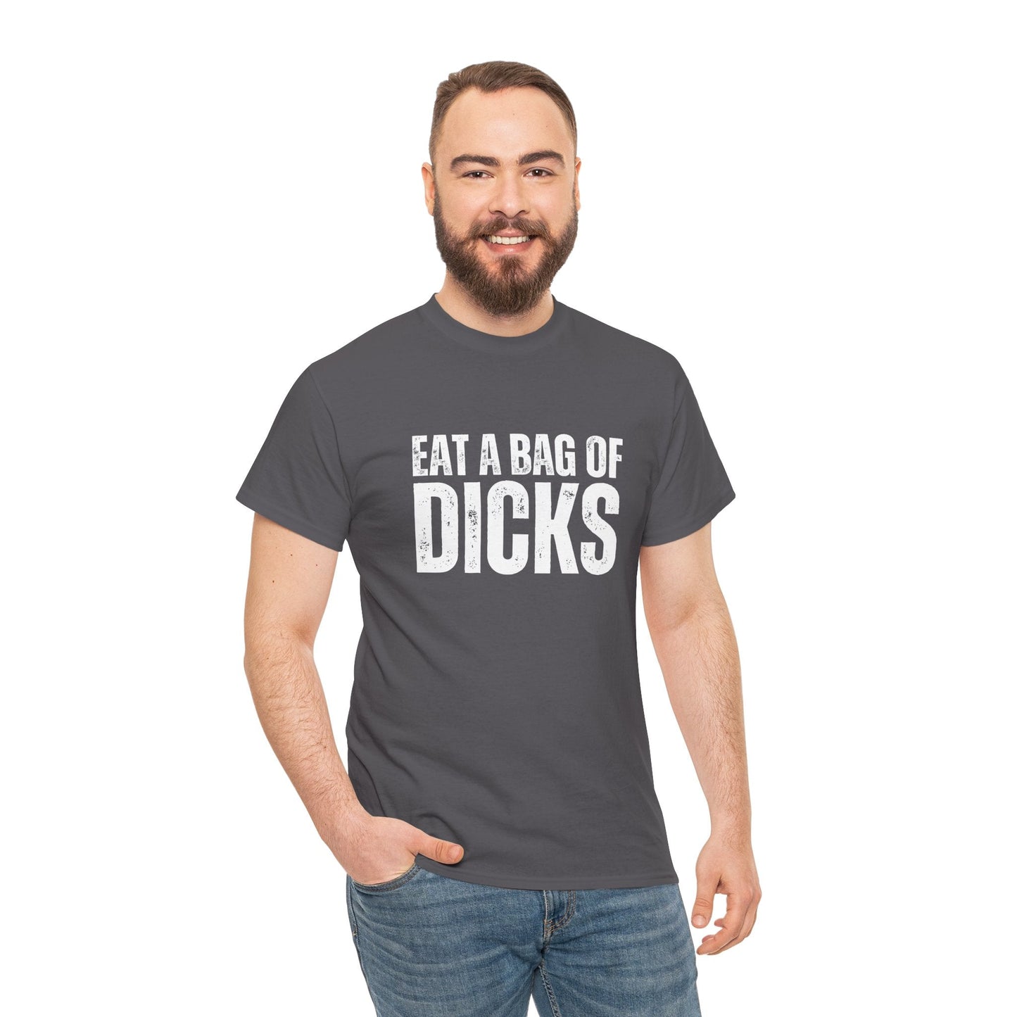 Outrageous Aussie slang tee for the bold – Eat a Bag of Dicks shirt