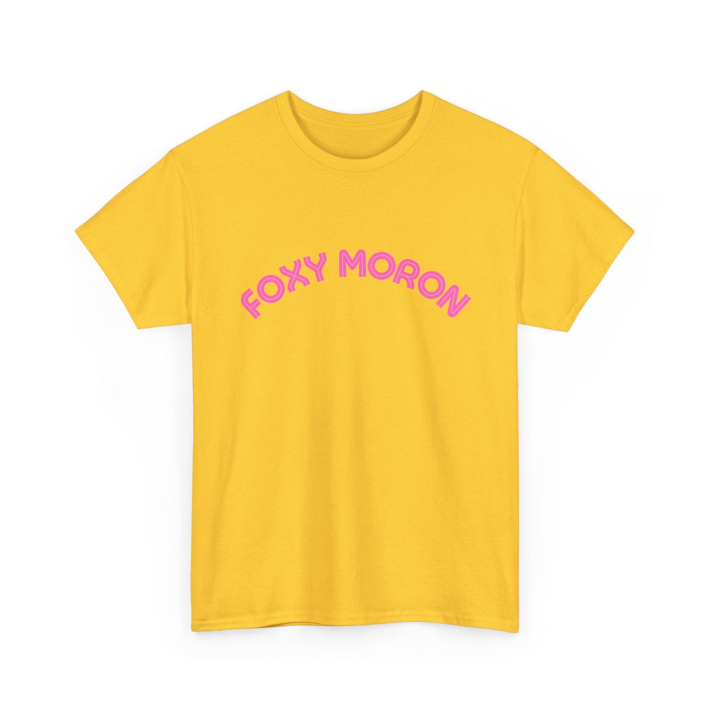 Bold and cheeky Foxy Moron shirt ideal for dressing up at costume parties