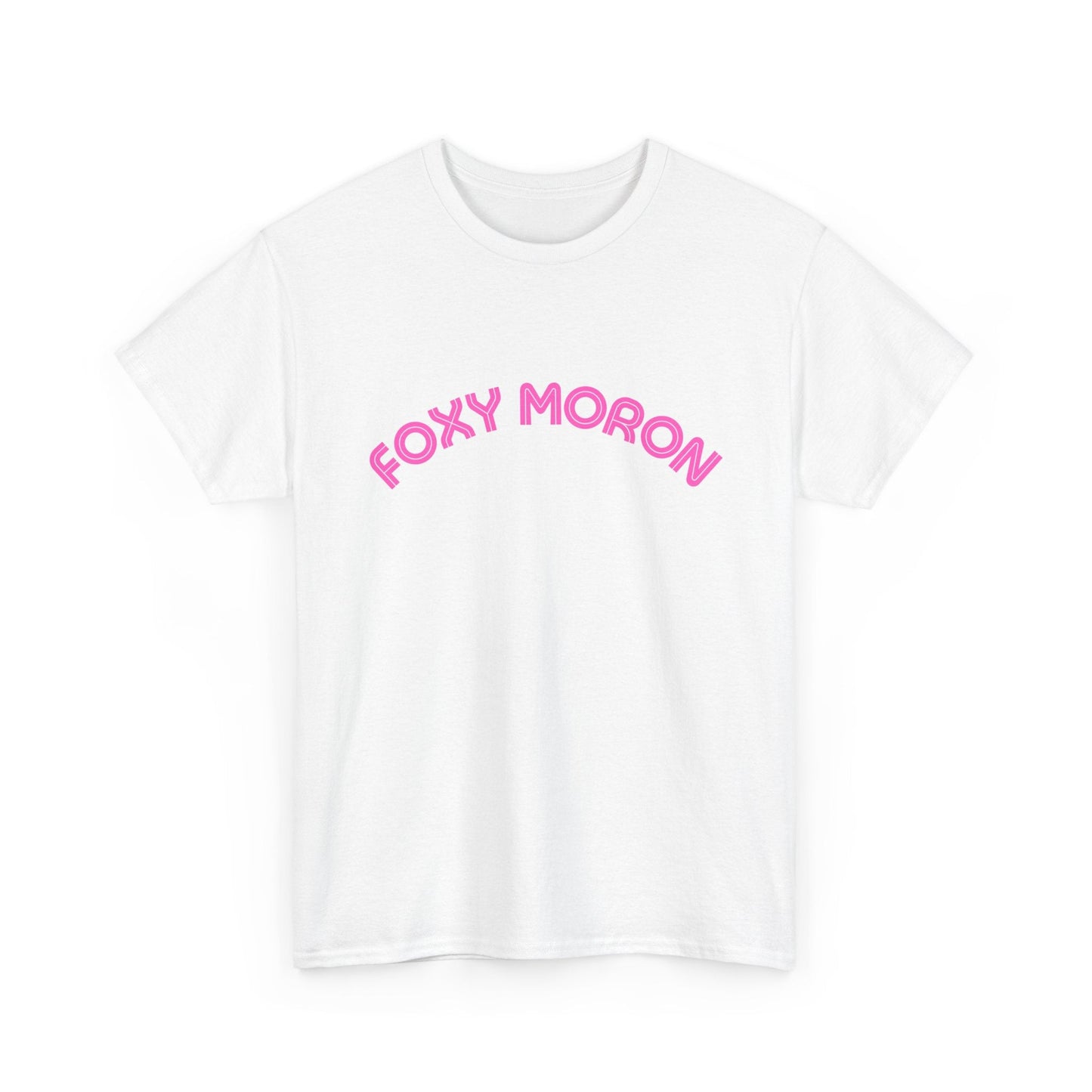 Funny Foxy Moron tee perfect for Kath and Kim fans and costume parties