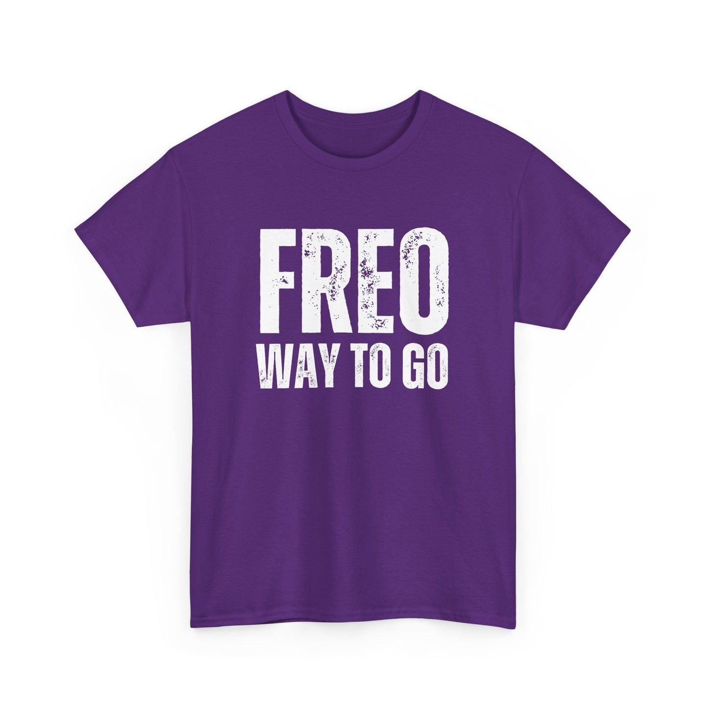 Dockers supporter tee with Freo Way to Go slogan in team colours