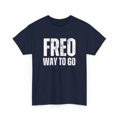 AFL fan shirt featuring Freo Way to Go chant for Fremantle Dockers fans