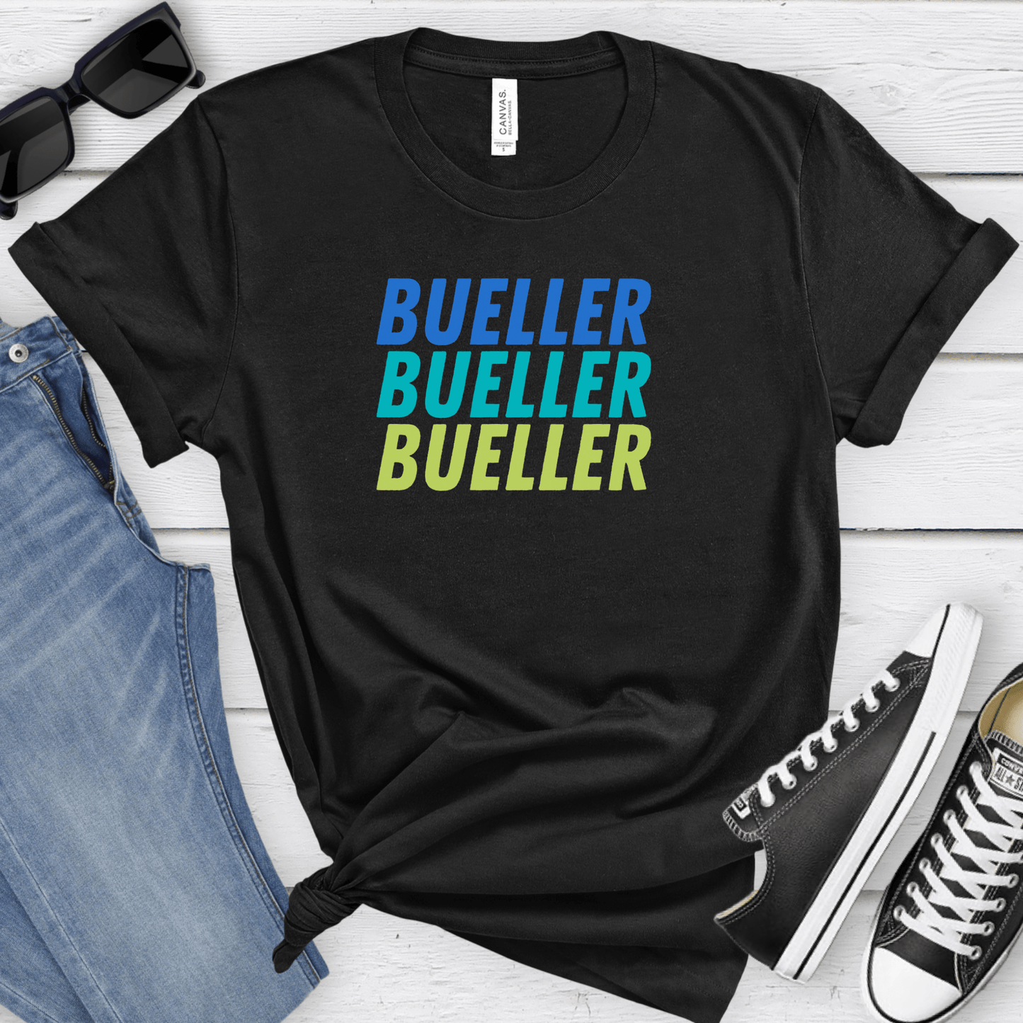 Bueller Bueller Bueller t-shirt – tribute to Ferris Bueller's Day Off movie
