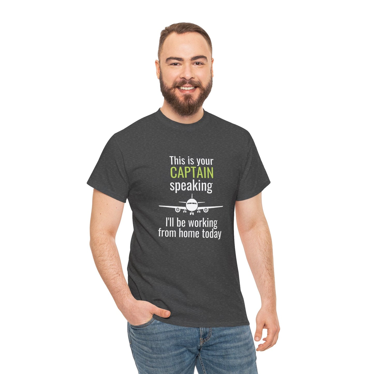 Aviation Lover T-Shirt – Funny Work From Home Pilot Quote Design