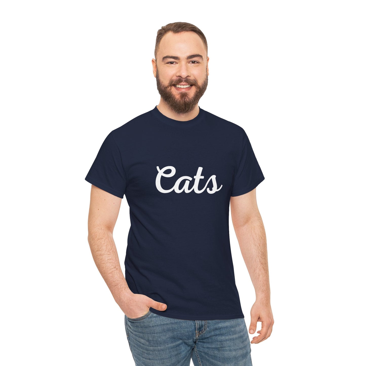 Geelong Cats cursive tee – footy-inspired design for AFL lovers, club members, and passionate supporters!