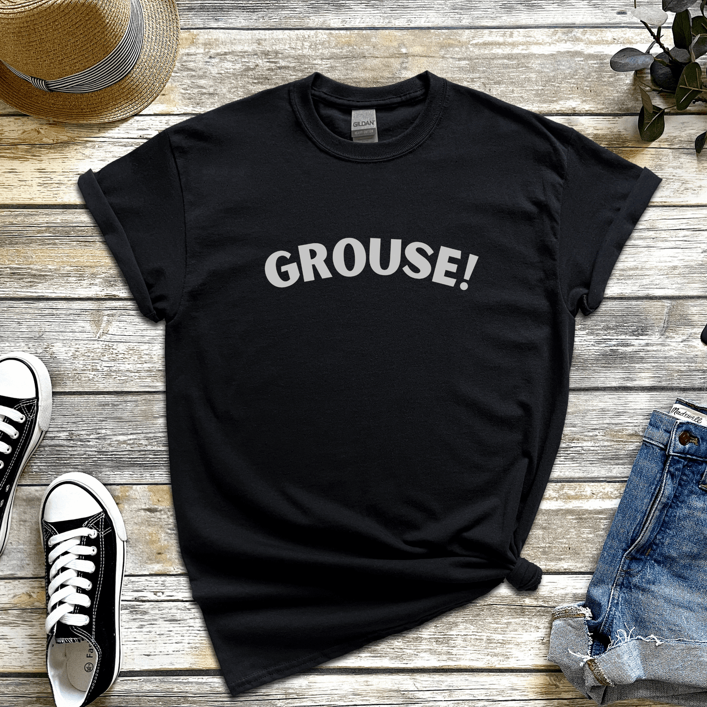 Grouse Aussie slang t-shirt perfect for Australia Day and backyard BBQs