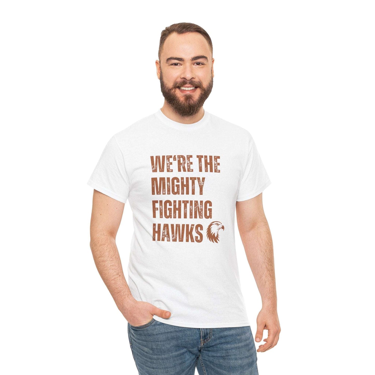 Hawthorn Mighty Fighting Hawks t-shirt - Destination GiftsT-ShirtPrintify