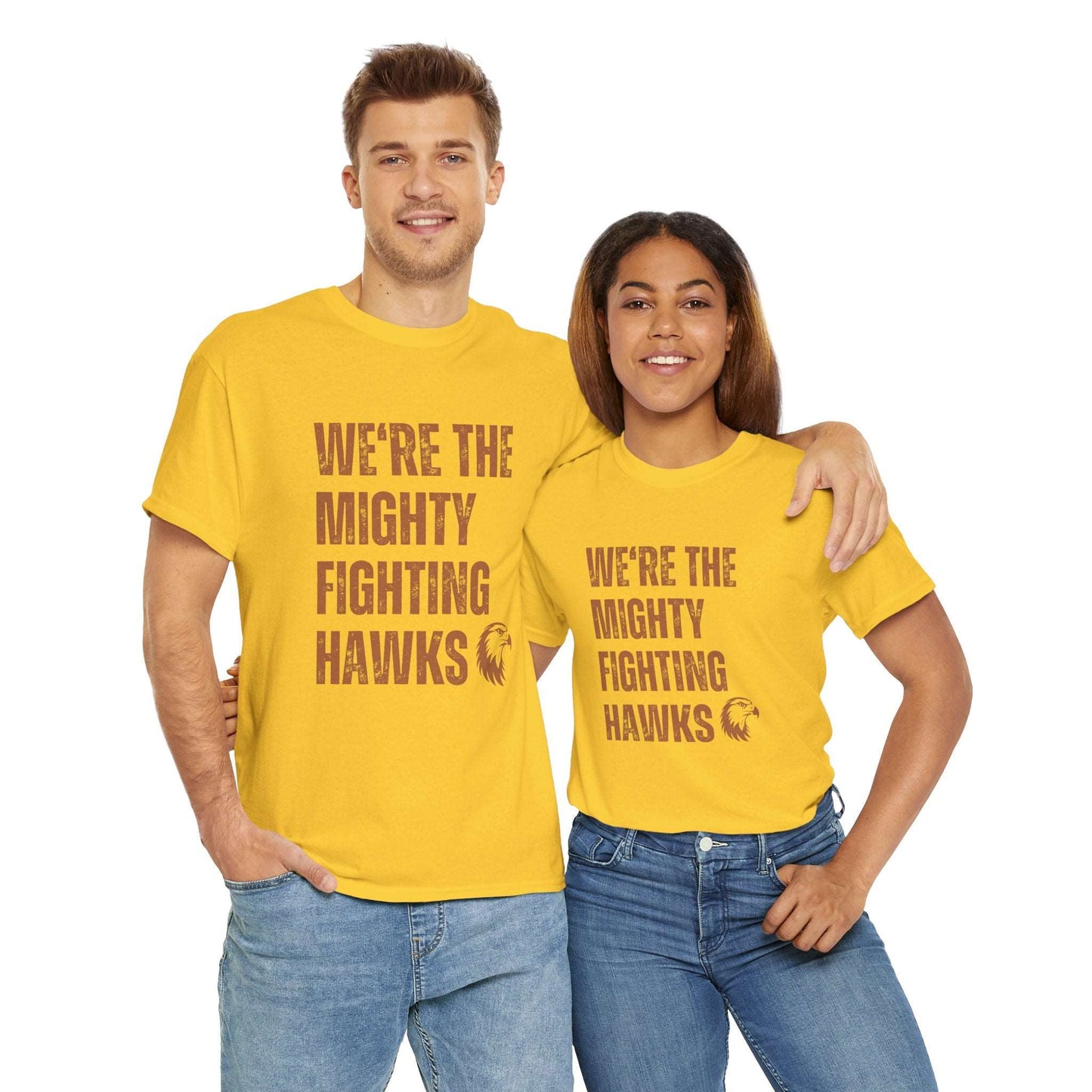 Hawthorn Mighty Fighting Hawks t-shirt - Destination GiftsT-ShirtPrintify