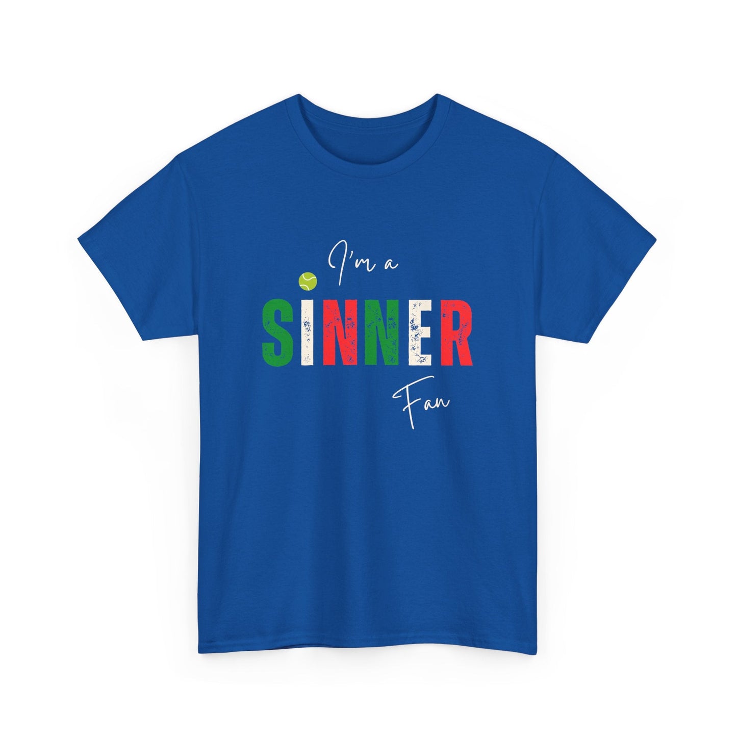 Unisex tennis shirt for proud supporters of Jannik Sinner
