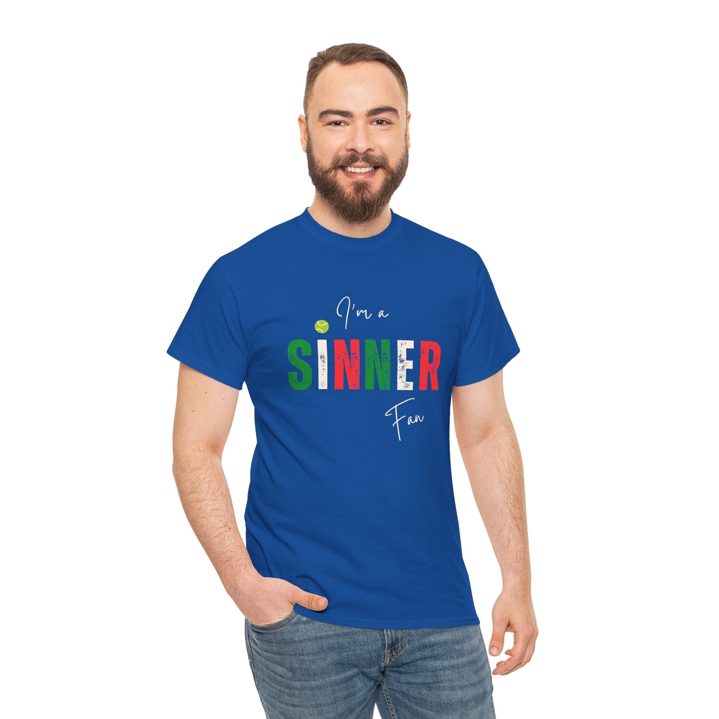 "I'm a Sinner fan" shirt for tennis lovers and ATP followers