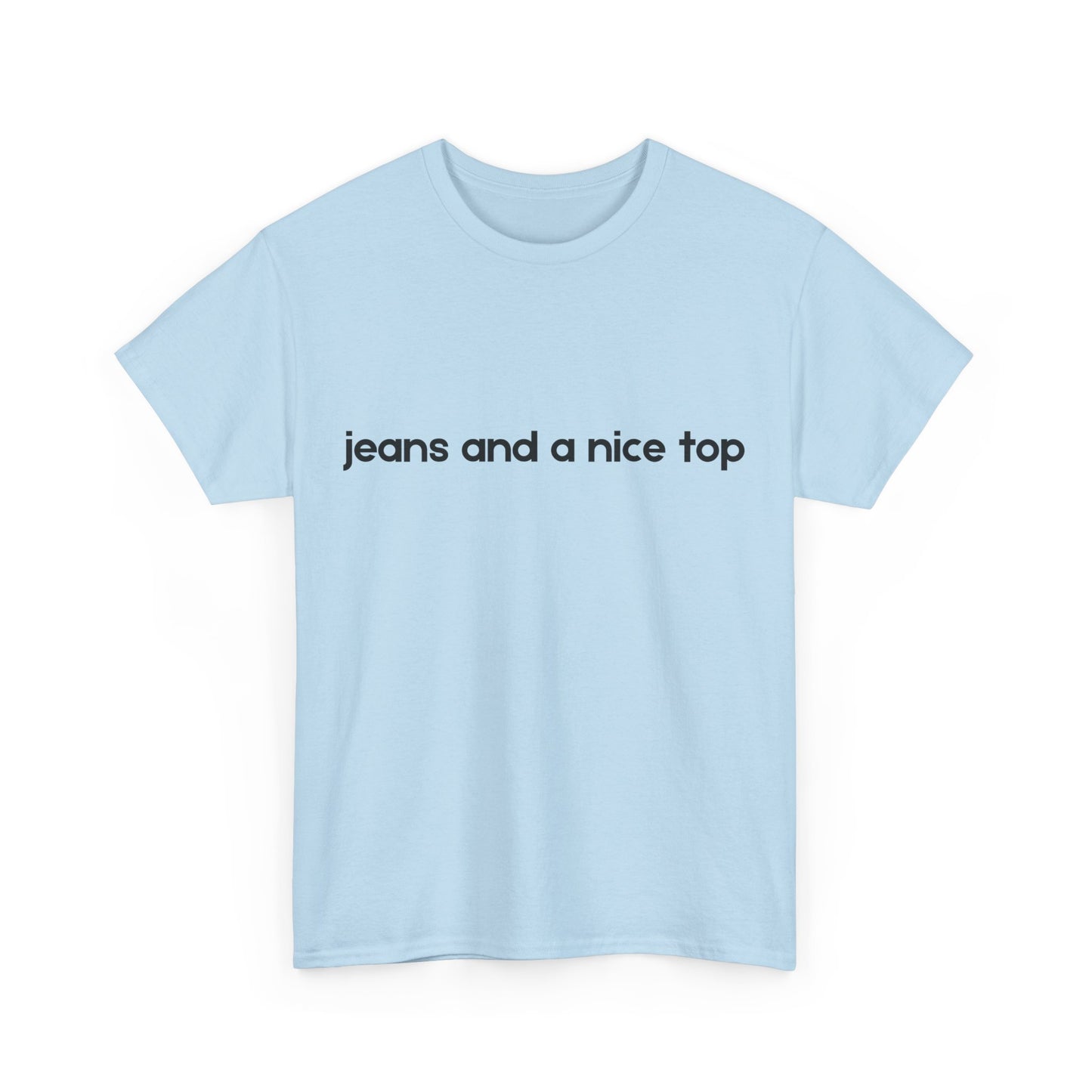 Trendy Jeans and a nice top print shirt