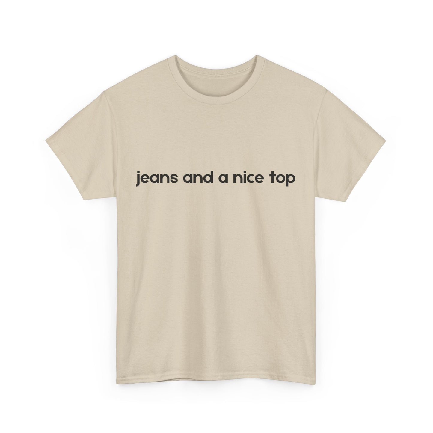 Funny Jeans and a nice top graphic tee