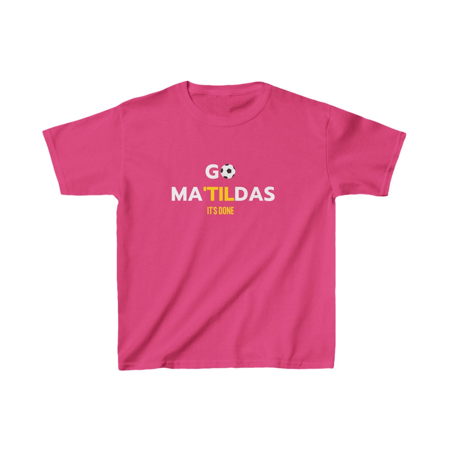 Australian Matildas kids shirt in team colours for the Asian Cup season