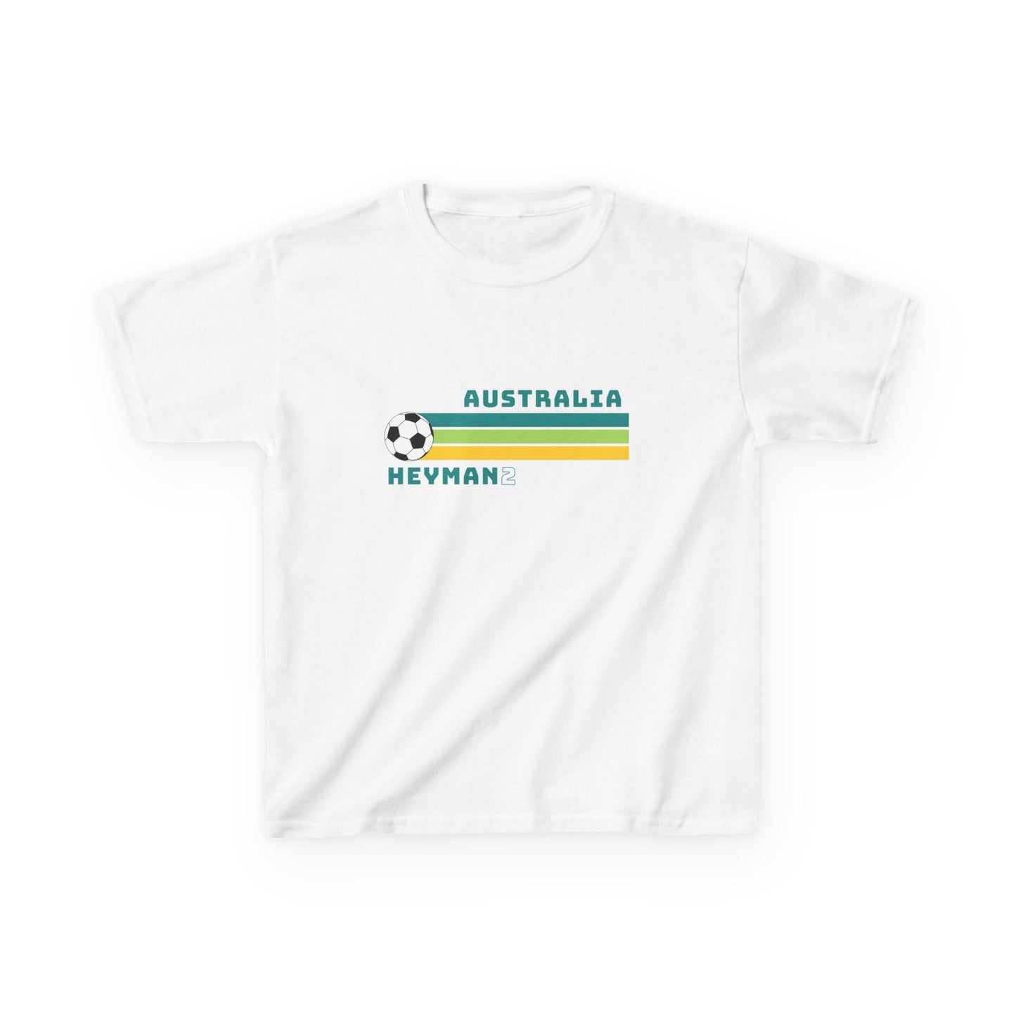 Matildas Fan kids Shirt – Michelle Heyman Name Design for Australian Soccer Fans