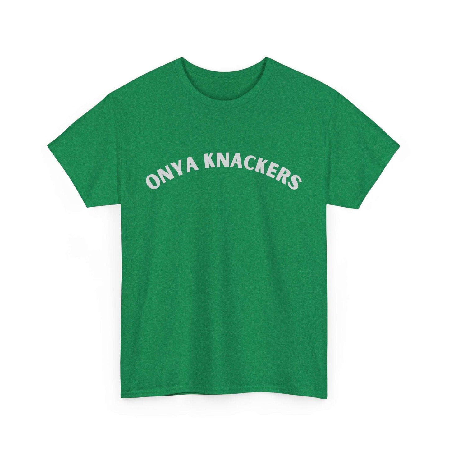 Onya Knackers’ t-shirt – cheeky Aussie phrase for mates and good times