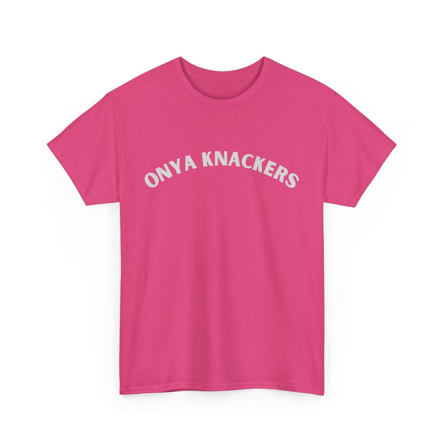 Onya Knackers’ funny Aussie t-shirt – perfect for mates, beers and backyard hangs
