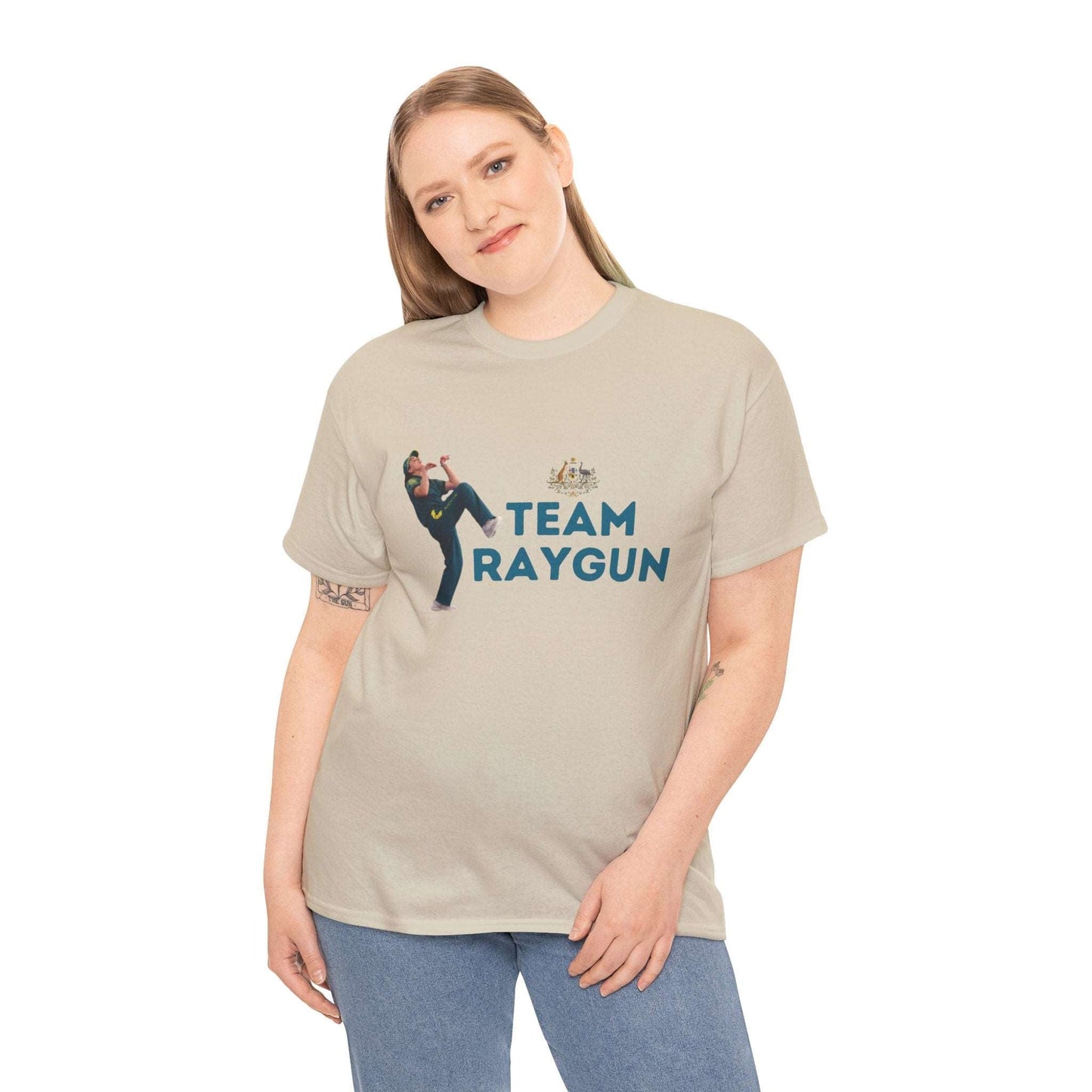 Team Raygun breakdancing tribute tee – perfect for fans of Aussie underdogs and the Olympics
