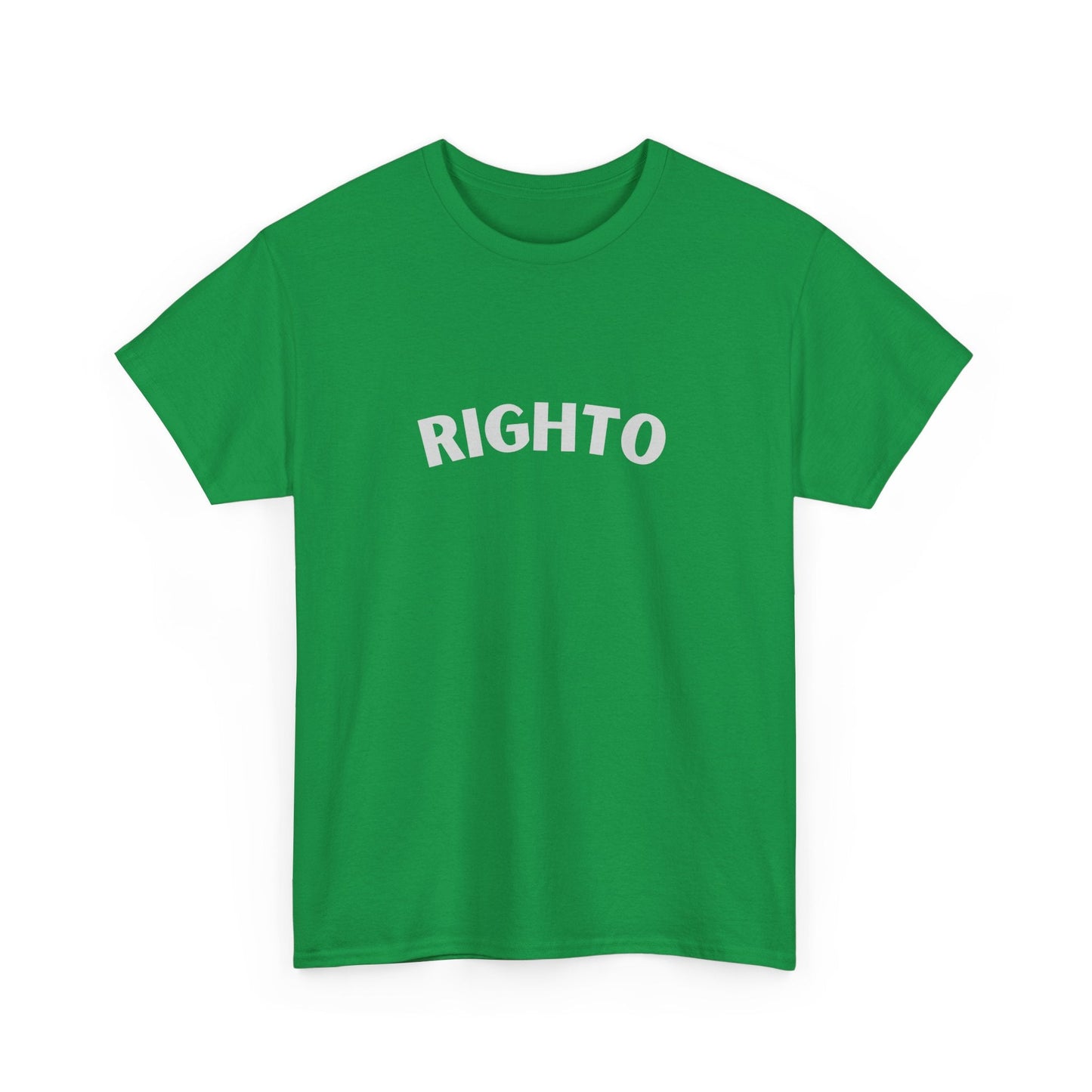 Funny Aussie slang t-shirt with 'Righto' text, great for fans of Australian expressions and casual style.