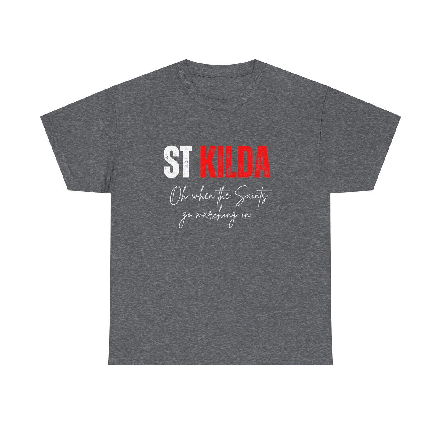 A must-have for AFL fans—St Kilda Saints t-shirt to show your pride for this legendary team.