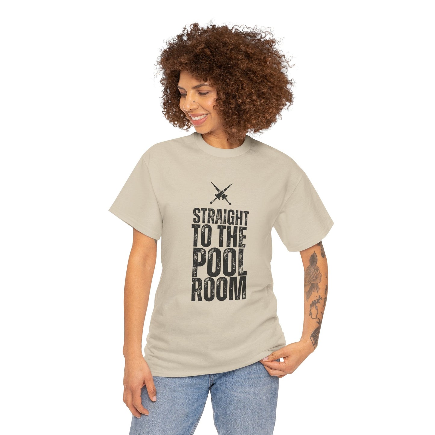 Classic Aussie humour t-shirt – ‘Straight to the Poolroom’ tee for fans of The Castle and hilarious movie quotes!