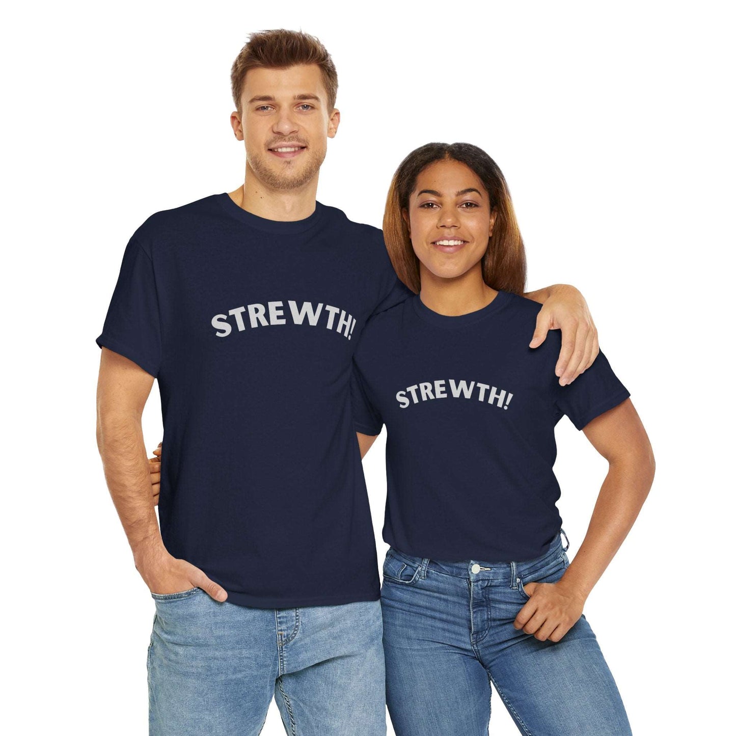 Classic Australian slang tee – ‘Strewth’ design for lovers of down under humour