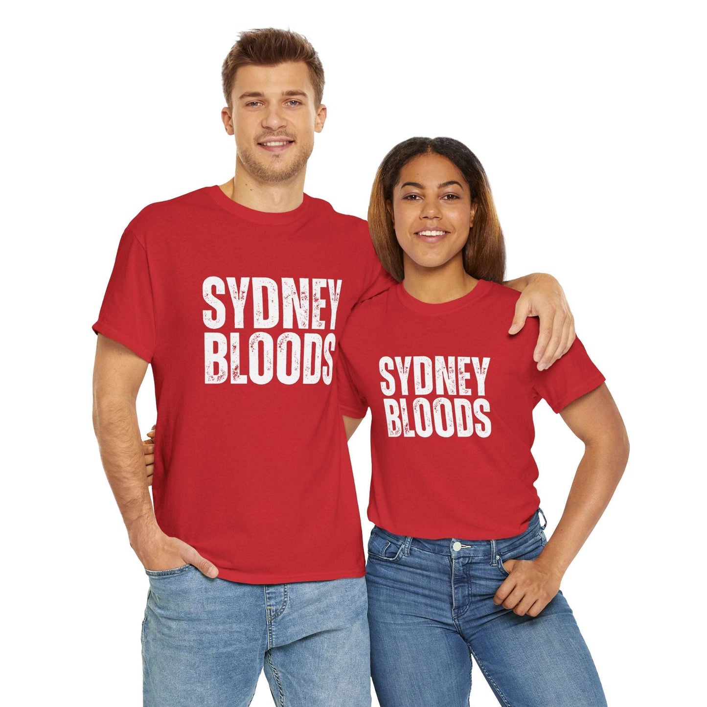 Support the Bloods with this Sydney Swans t-shirt in iconic club colours